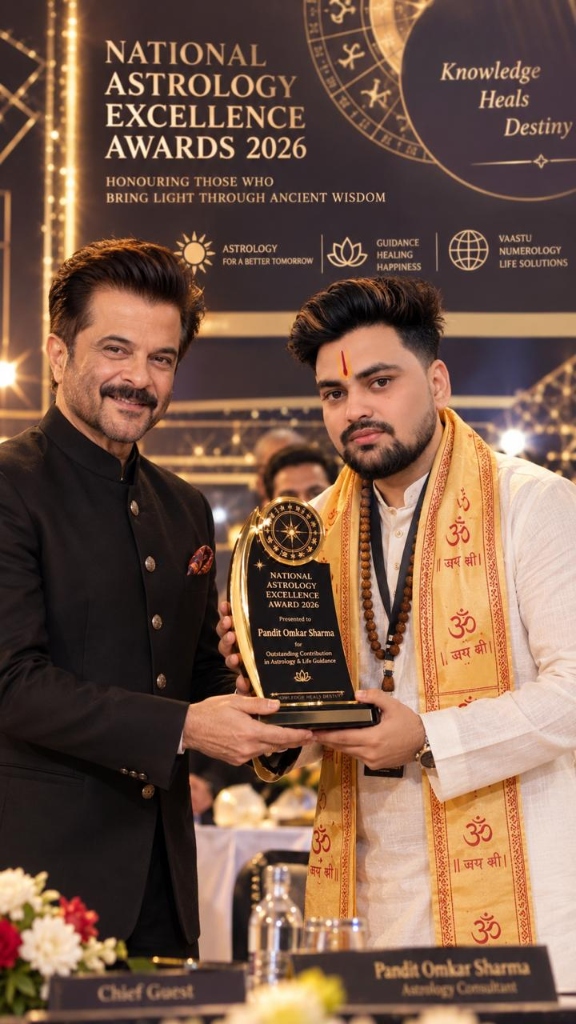 Best Astrologer in India - National Astrology Excellence Award 2026 Winner Pandit Omkar Sharma